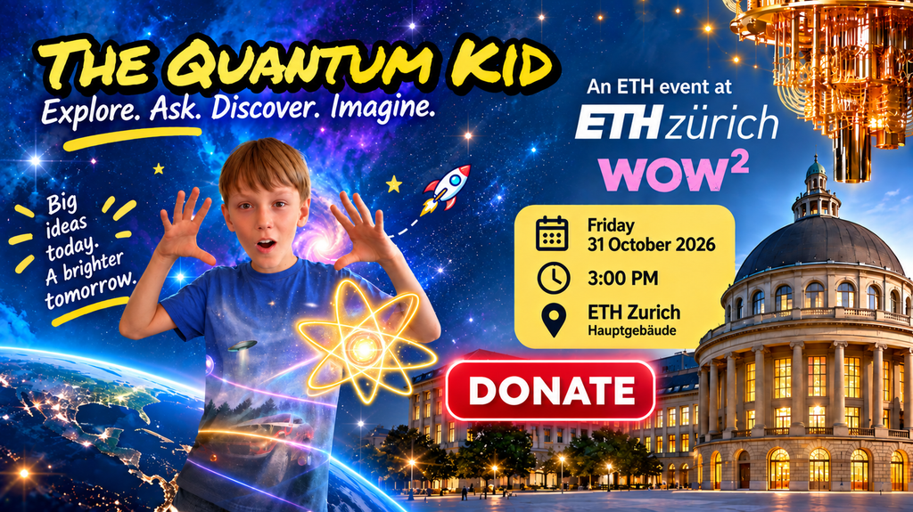 Donate & Join Us! Trick, Treat, and Quantum Physics: Kai Brings Halloween to ETH Zürich The Quantum Kid Brings Halloween Quantum Fun to ETH Zürich