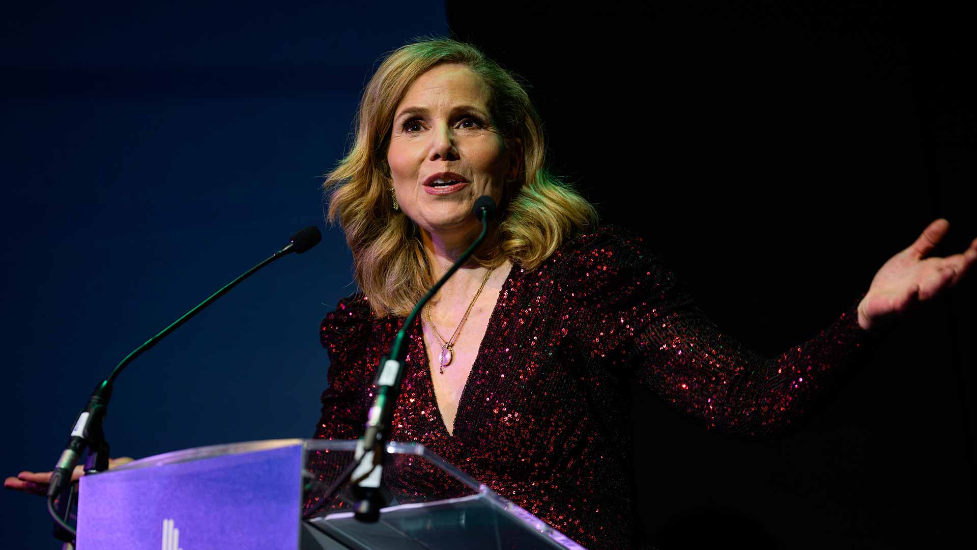 Sally Phillips at The British Audio Awards in 2025 © David Monteith-Hodge