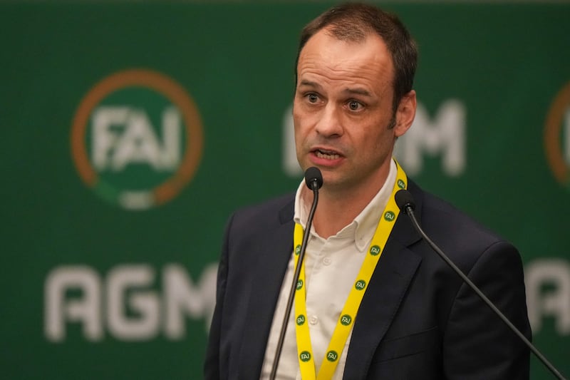 FAI director of football John Martin. Photograph: James Lawlor/Inpho