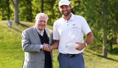 Scottie Scheffler's 2026 PGA Tour earnings compared with Jack Nicklaus' entire career winnings