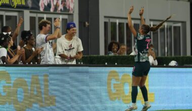 USWNT’s Trinity Rodman and tennis star Ben Shelton lean on each other at the top of their sports