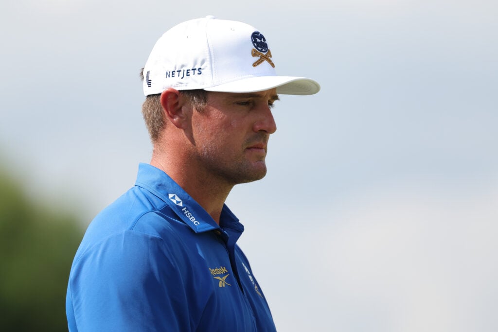 Bryson DeChambeau during the first round of LIV Golf New York