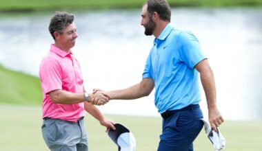 How Scottie Scheffler's key stats compare to Rory McIlroy's over the 2026 PGA Tour season