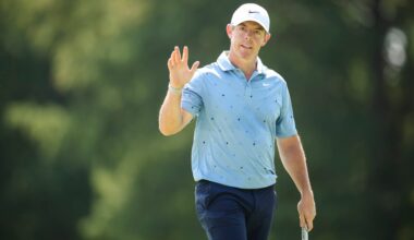 Rory McIlroy predicts the score he needs to shoot in order to win the Tour Championship on Sunday