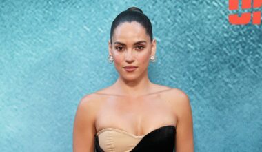 Adria Arjona attends the Los Angeles Premiere of A24's Onslaught at Regal LA Live on August 26, 2026 in Los Angeles, California.