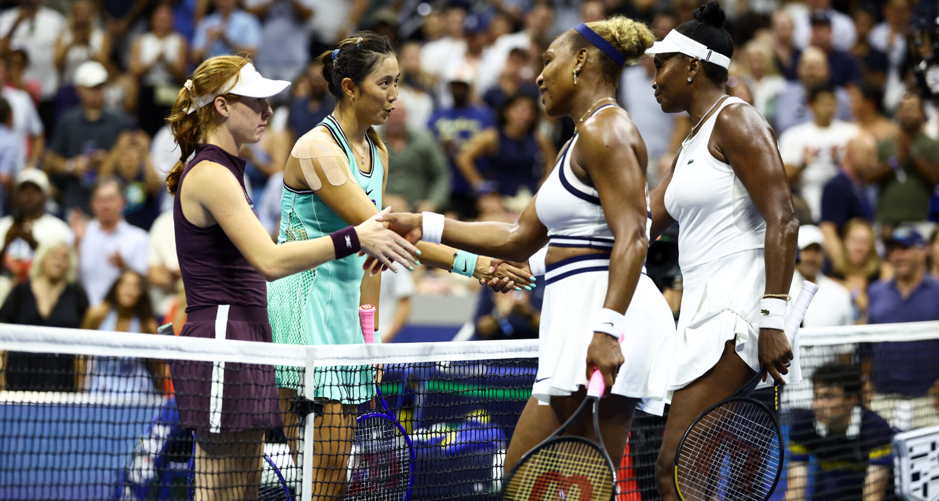 Chan, Joint spoil Venus and Serena's US Open doubles return in 3-hour classic