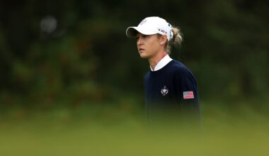 Nelly Korda ‘marched’ towards a rules official at the Solheim Cup to ask when European player would get a penalty