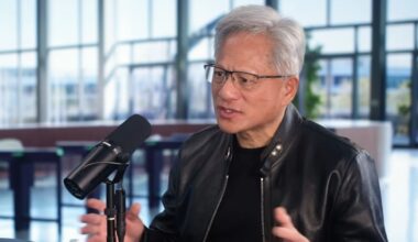 Nvidia CEO Jensen Huang speaking on the Lex Fridman podcast