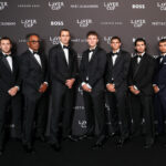 Team Europe line up at the Opening Night Gala.