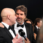Team World captains Andre Agassi and Patrick Rafter.