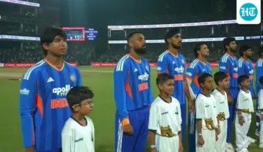 First time ever: Indian players sing Vande Mataram, then National Anthem before start of India vs Afghanistan 1st T20I