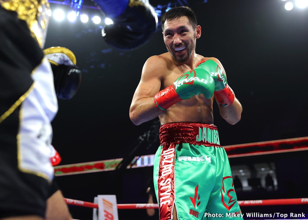 Image: Janibek Corners Hamzah Sheeraz Before WBO Deadline