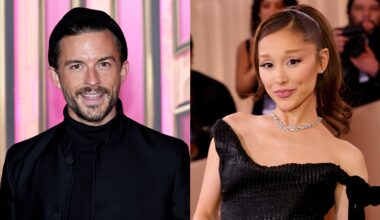Jonathan Bailey and Ariana Grande