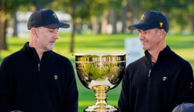 Adam Scott is playing in his 12th straight Presidents Cup and desperate to be on a winning team