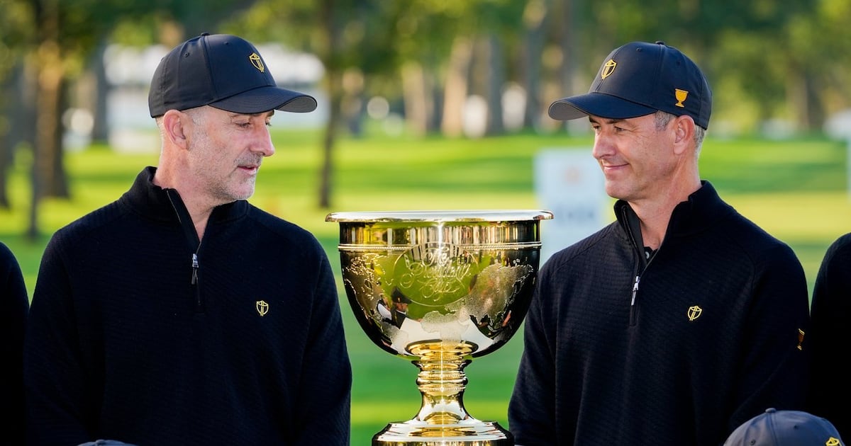Adam Scott is playing in his 12th straight Presidents Cup and desperate to be on a winning team