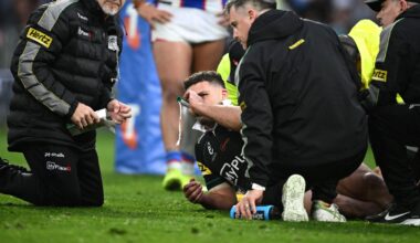 Nathan Cleary suffers HORRIFIC injury with World Cup dream over