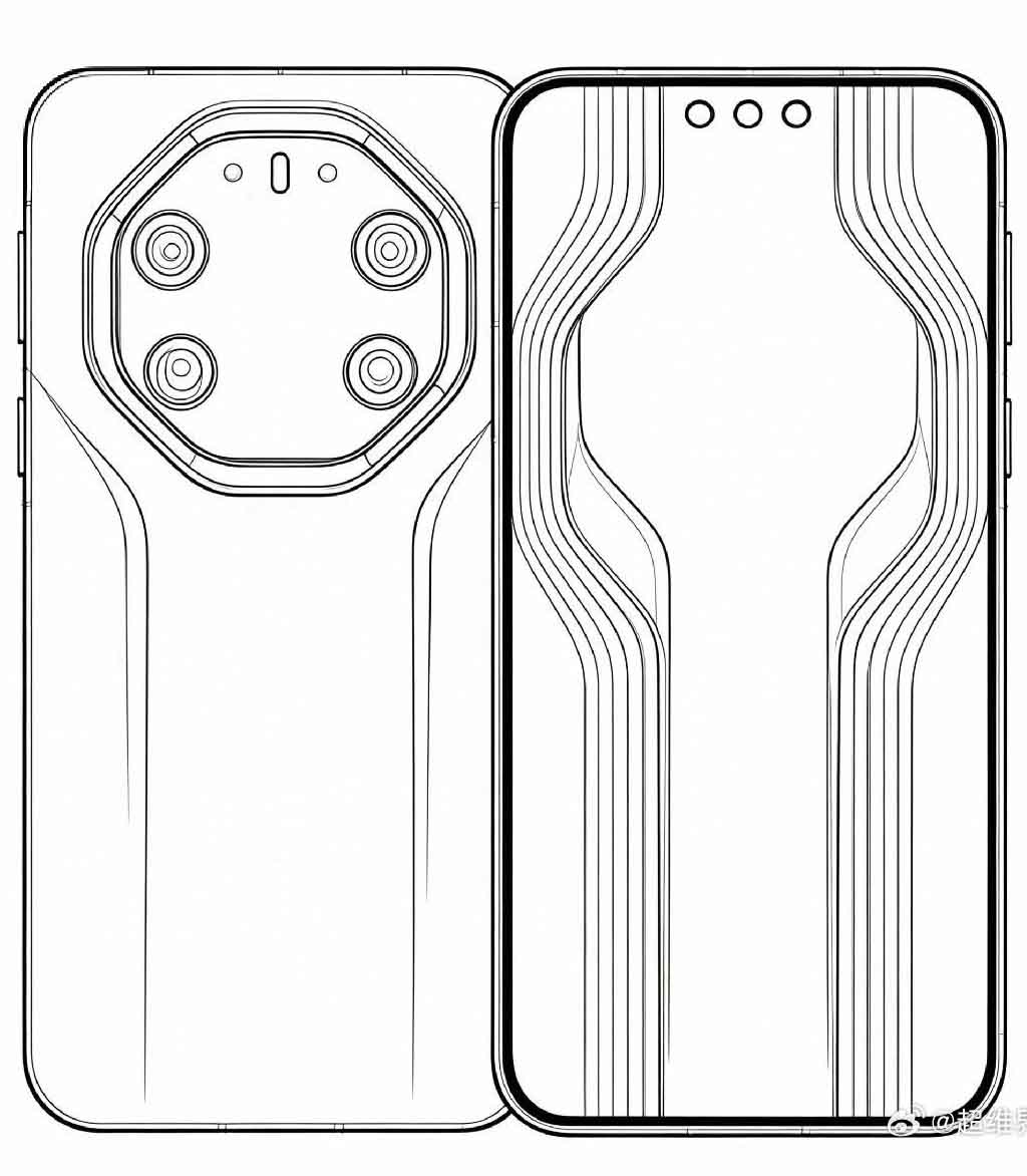 Huawei Mate 90 RS Ultimate Design sketch