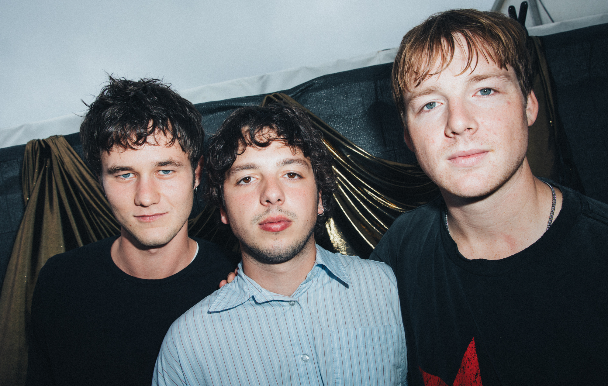 Radio Free Alice backstage at Reading 2026. Credit: Andy Ford for NME