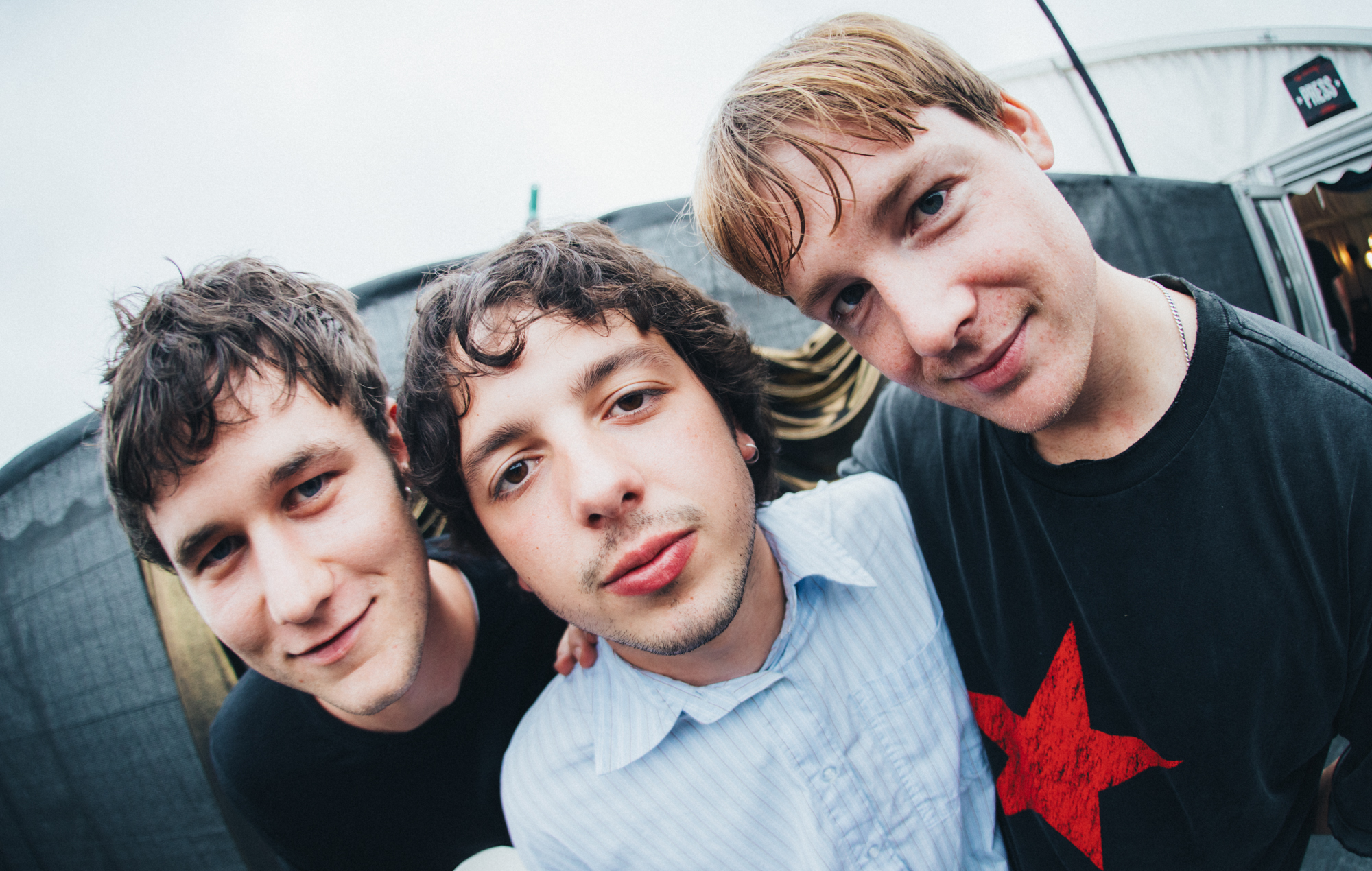 Radio Free Alice backstage at Reading 2026. Credit: Andy Ford for NME
