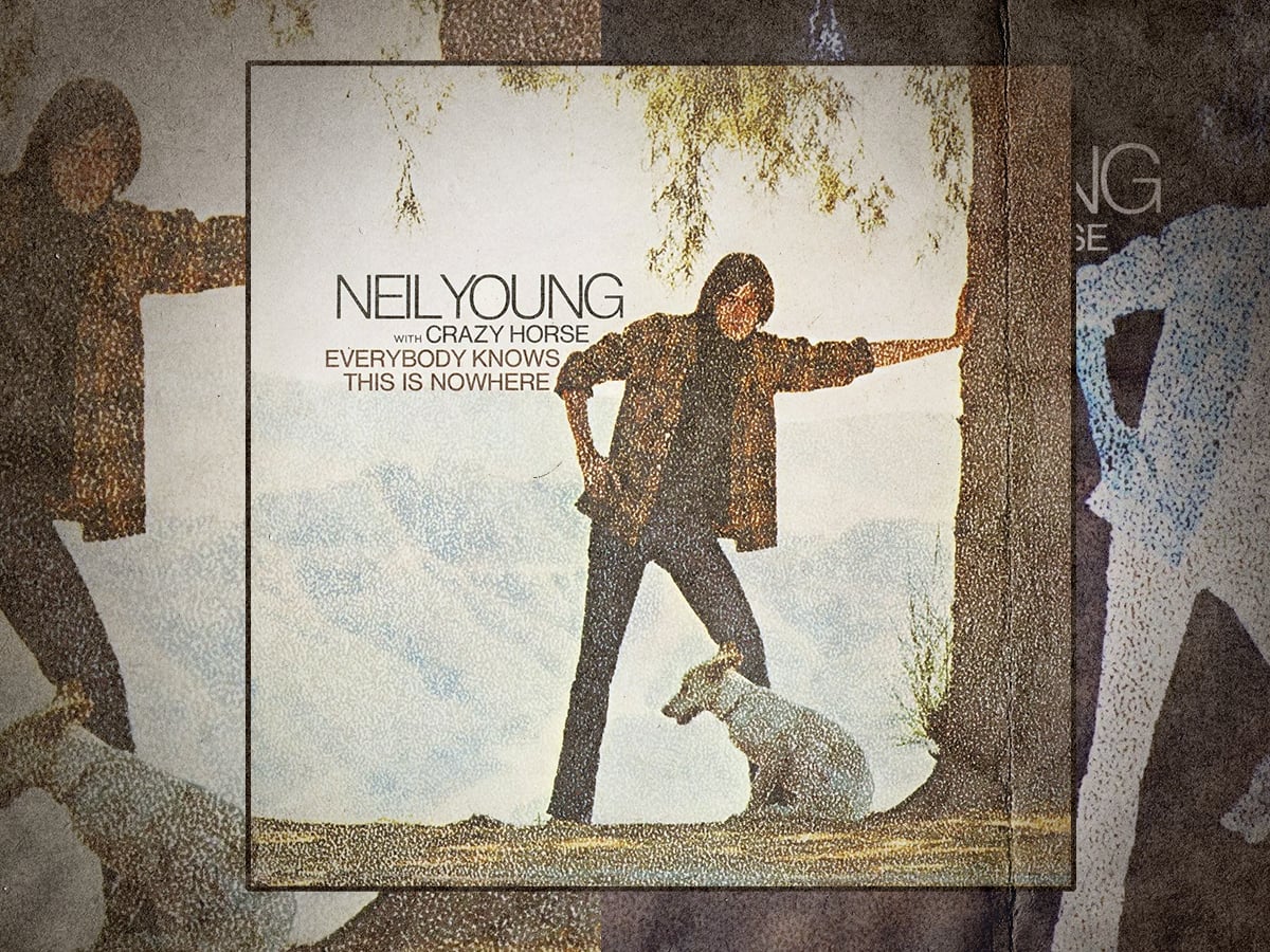 Where is the tree from Neil Young's 1969 album cover?