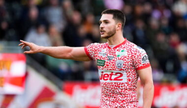 Leigh Leopards halfback Ben McNamara on player of the match appearance