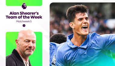 Alan Shearer's Team of the Week for Matchweek 5