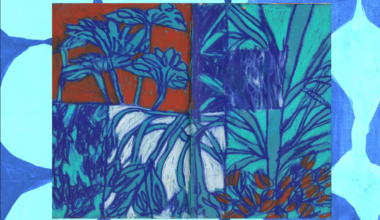 Peony Gent is layering materials to create drawings that are “chewy and rich” in texture