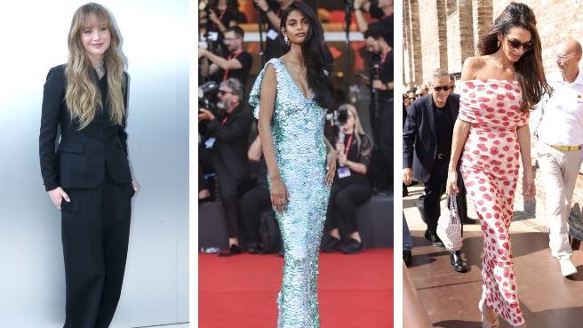 The Best Dressed Stars of the Week Balance Summer and Fall Style