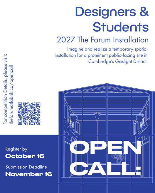 The Forum Installation 2027 Open Call for Site-Responsive Installations - Image 1 of 1