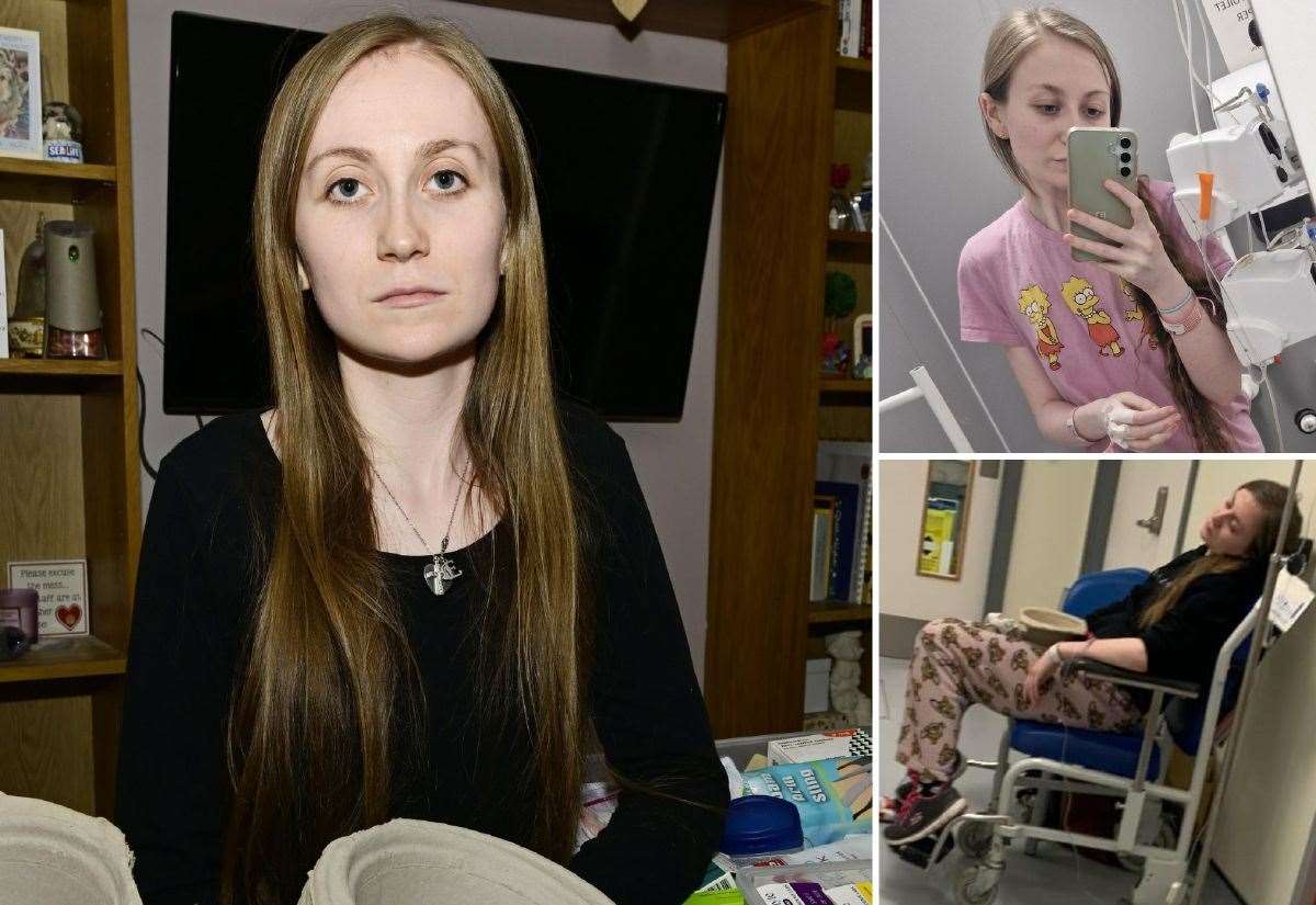 Herne Bay woman Ella Rake speaks out about struggle with gastroparesis which causes her to vomit up to 100 times daily