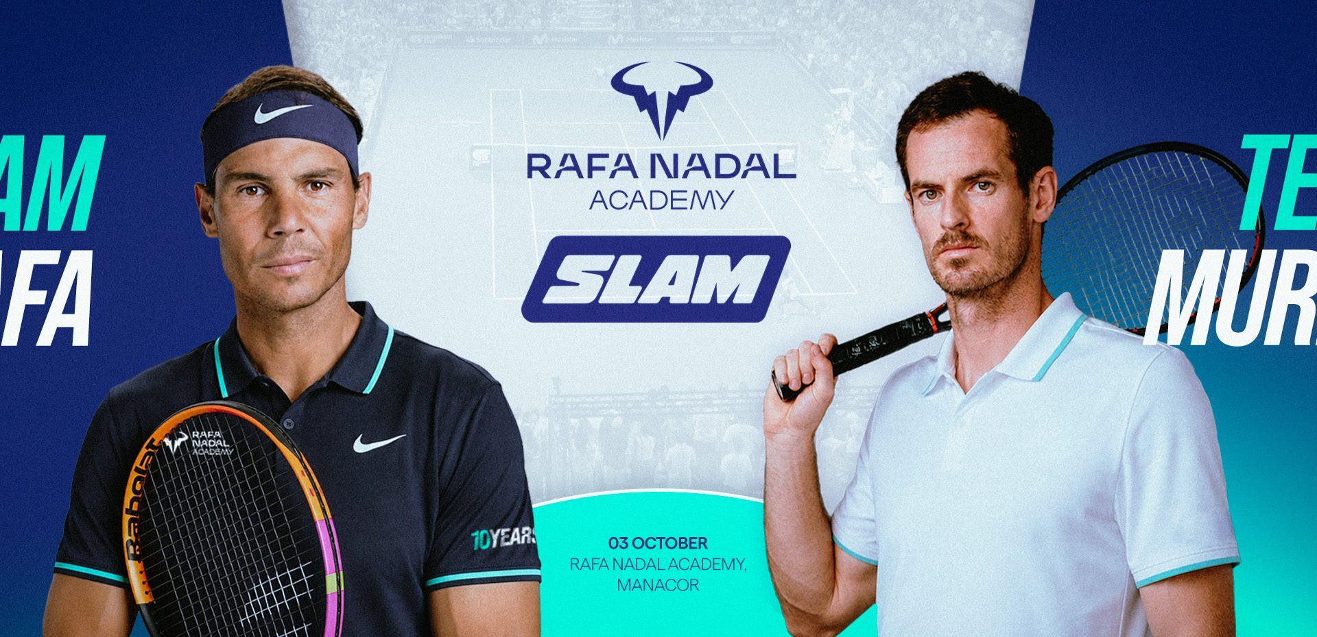 Andy Murray, primer tenista confirmado al Rafa Nadal Academy Slam