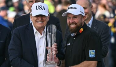 As Shane Lowry watches on, Donald Trump reinvents himself as champion of all things Irish – The Irish Times