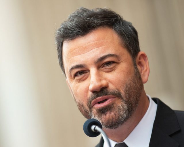 (FILES) TV host Jimmy Kimmel attends the ceremony honoring Snoop Dogg with a Star on Hollywood Walk of Fame, in Hollywood, California on November 19, 2018. Jimmy Kimmel's late-night show was pulled from the air on September 17, 2025, hours after the US government threatened to cancel broadcasting licenses because of comments the host made about the killing of conservative influencer Charlie Kirk. The stunning move by network ABC to remove one of America's most influential late-night shows was blasted by critics as government censorship but celebrated by Donald Trump, who has long chafed at the comedians who mock him. (Photo by VALERIE MACON / AFP) (Photo by VALERIE MACON/AFP via Getty Images)