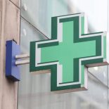 File photo dated 29/12/21 of a pharmacy sign on a shop in London. Letting people access a treatment which reduces the risk of catching HIV through pharmacies could be a 