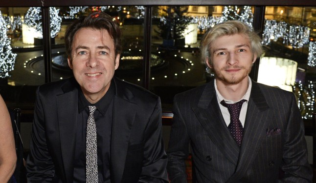 LONDON, ENGLAND - DECEMBER 01: Jonathan Ross (L) and Harvey Ross attend The Snow Queen Cigar Smoker of the Year Awards Dinner 2015 at Boisdale, Canary Wharf, on December 1, 2015 in London, England. (Photo by David M. Benett/Dave Benett/Getty Images for Boisdale Canary Wharf)
