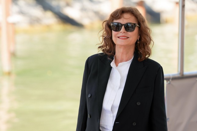 VENICE, ITALY - SEPTEMBER 06: Susan Sarandon is seen during the 83rd Venice International Film Festival on September 06, 2026 in Venice, Italy. (Photo by Maya Cellixa/Getty Images)