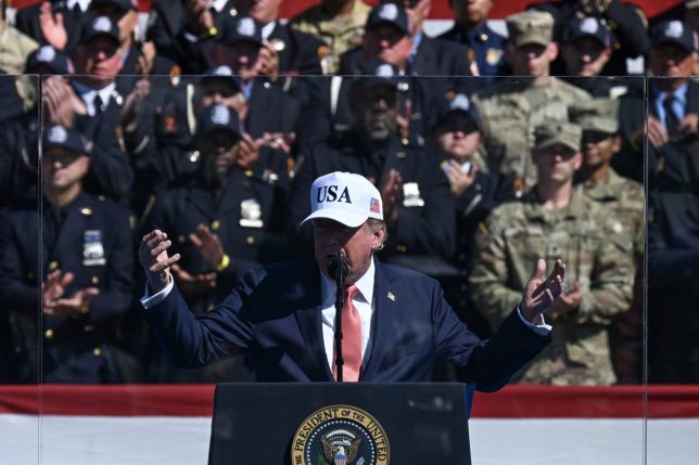 US President Donald Trump speaks during a Steel Across America event at the White House in Washington, DC, on September 8, 2026. (Photo by Alex WROBLEWSKI / AFP via Getty Images)