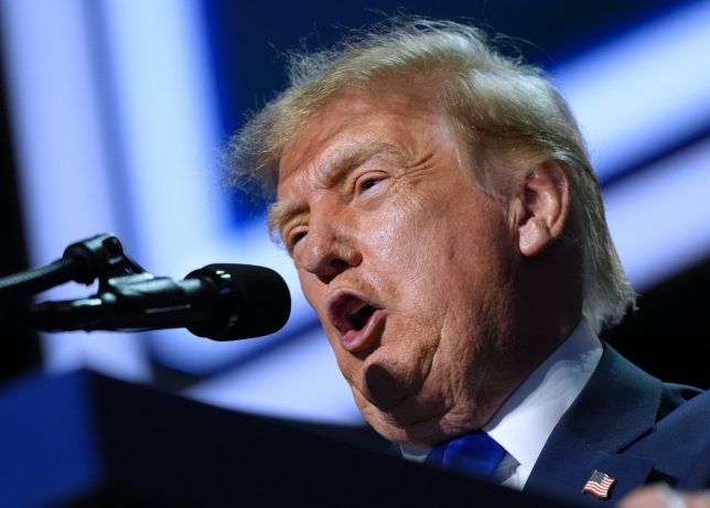 President Donald Trump speaks during the RNC Midterm Convention, Wednesday, Sept. 9, 2026, at the American Airlines Center in Dallas. (AP Photo/Jacquelyn Martin)