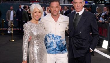 Pierce Brosnan dismisses Tom Hardy feud as ‘storm in a teacup’