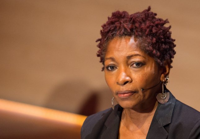 Bonnie Greer during the Women in the World conference at Cadogan Hall in London.