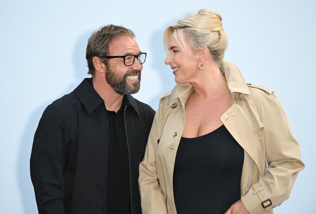 LONDON, ENGLAND - SEPTEMBER 21: Stephen Graham and Hannah Walters attend the Burberry show during London Fashion Week September 2026 at Chelsea College of Arts on September 21, 2026 in London, England. (Photo by Joe Maher/Getty Images)
