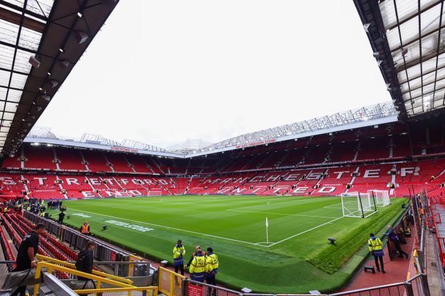 A general interior view of Old Trafford, home stadium of Manchester United