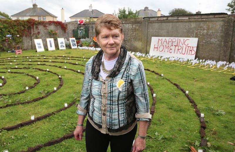 Mother and baby home: Catherine Corless at a remembrance ceremony in 2019. Photograph: Joe O'Shaughnessy