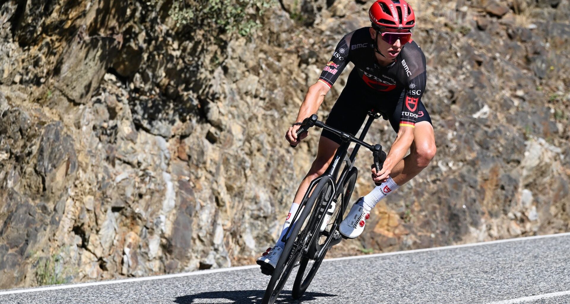 Vuelta a España: Marco Brenner fires searing acceleration on final corners of Sierra de la Pandera summit finish for stage 14 win