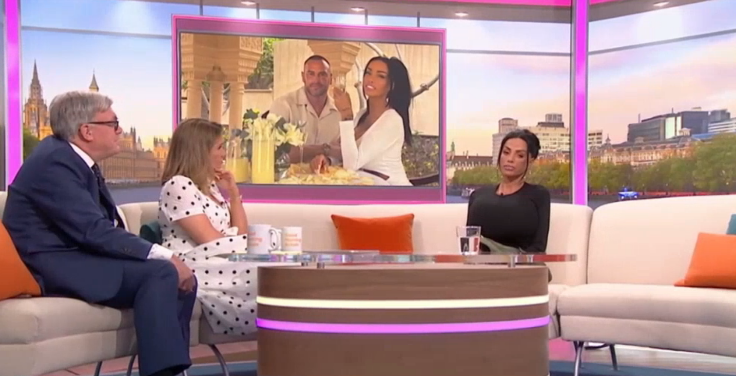Price made a solo ‘GMB’ appearance after Andrews pulled out