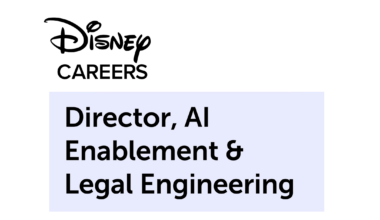 Disney Seeks Legal AI Chief Amid Inhouse Shakeup – Artificial Lawyer