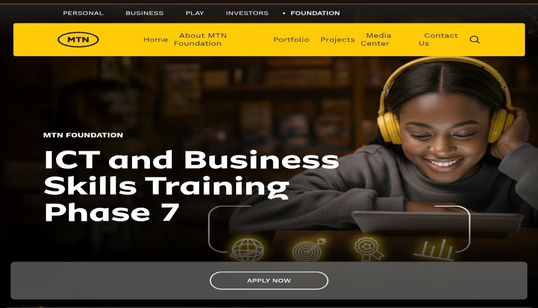 Call for Applications: MTN Foundation ICT and Business Skills Training