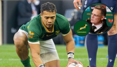 Rassie Erasmus issues Springboks squad update and confirms Cheslin Kolbe injury