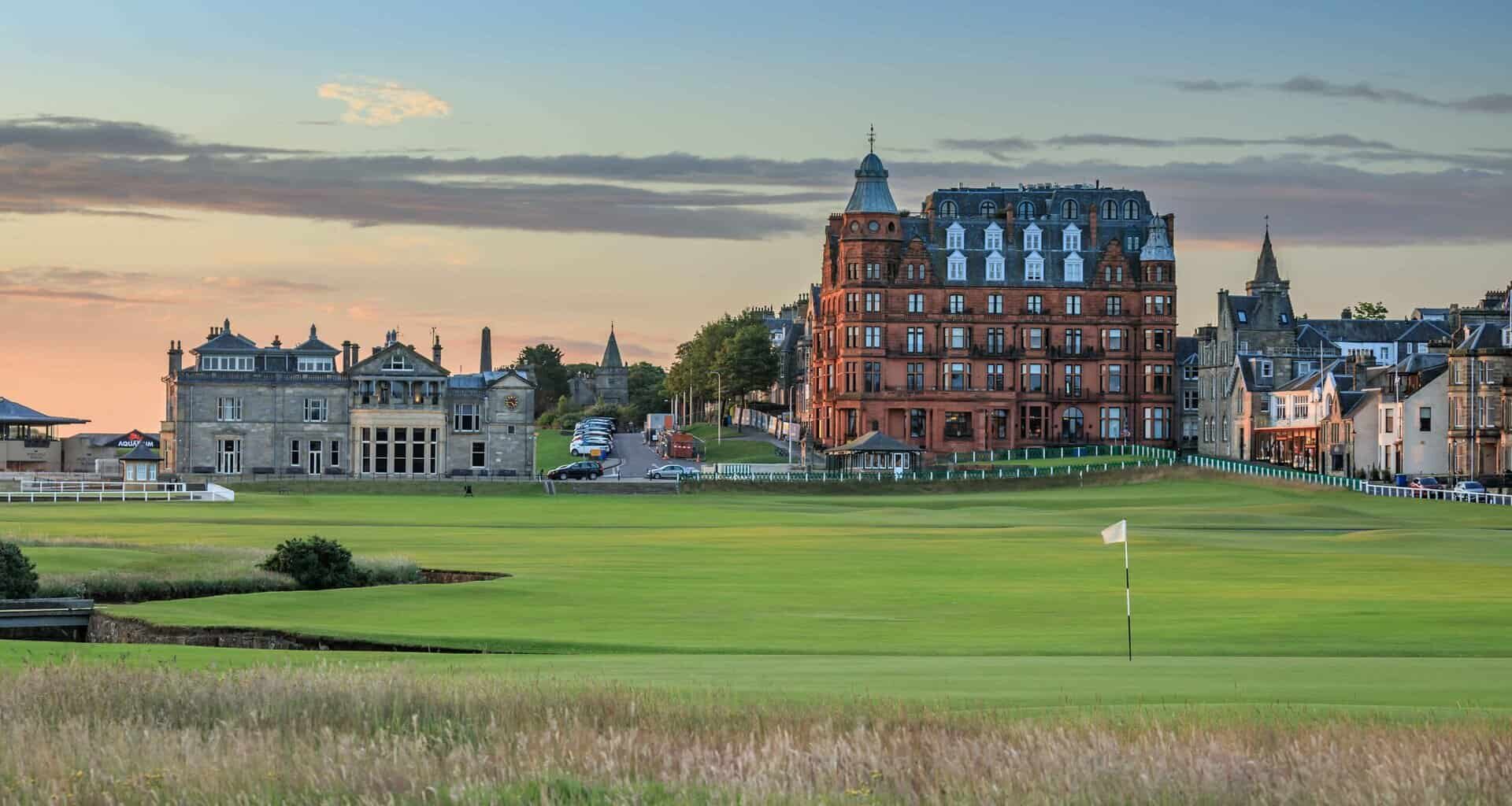 The opening hole on the Old Course at St Andrews