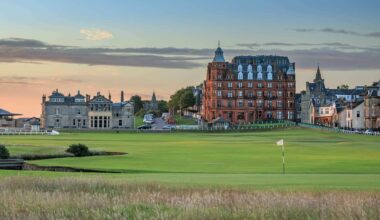 The opening hole on the Old Course at St Andrews